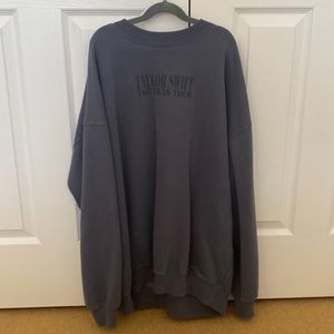 taylor swift eras tour blue crewneck